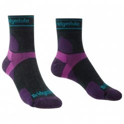 Bridgedale - Women's Trail Run Ultralight Merino Sport 3/4 Crew I - Chaussettes de running -Chaussettes Soldes bridgedale womens trail run ultralight merino sport 3 4 crew i chaussettes de running 3