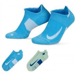 Nike - Multiplier Running No-Show Socks (2 Pair) - Chaussettes de running -Chaussettes Soldes nike multiplier running no show socks 2 pair chaussettes de running 3