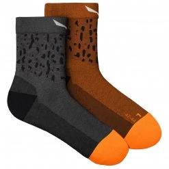 Salewa - MTN TRN Abmahnung All Mountain QRT Sock - Chaussettes de randonnée -Chaussettes Soldes salewa mtn trn abmahnung all mountain qrt sock chaussettes de randonnee 1