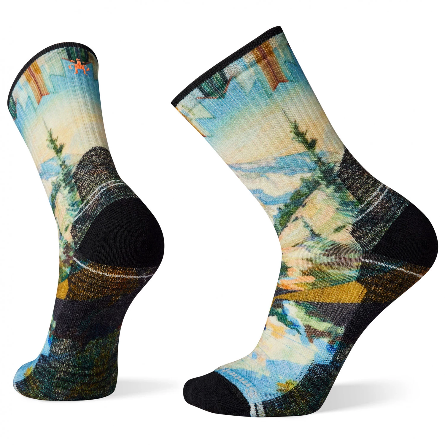 Smartwool - Performance Hike Light Cushion Mountain Print Crew - Chaussettes de randonnée 3 Smartwool - Performance Hike Light Cushion Mountain Print Crew - Chaussettes de randonnée