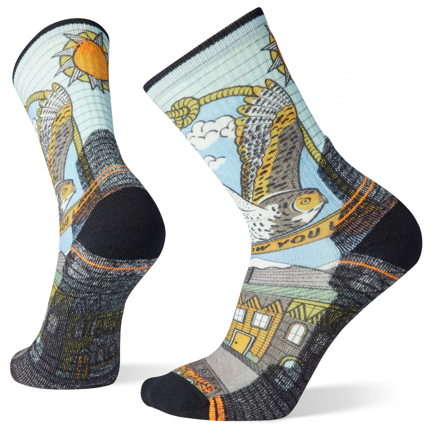 Smartwool - Performance Hike Light Cushion Print Crew - Chaussettes de randonnée 3 Smartwool - Performance Hike Light Cushion Print Crew - Chaussettes de randonnée
